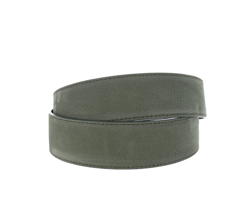 Emma | Nubuck damesriem 4cm | Groen