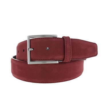 JOB86 Fausto | Nubuck ceintuur 4cm | Bordeaux
