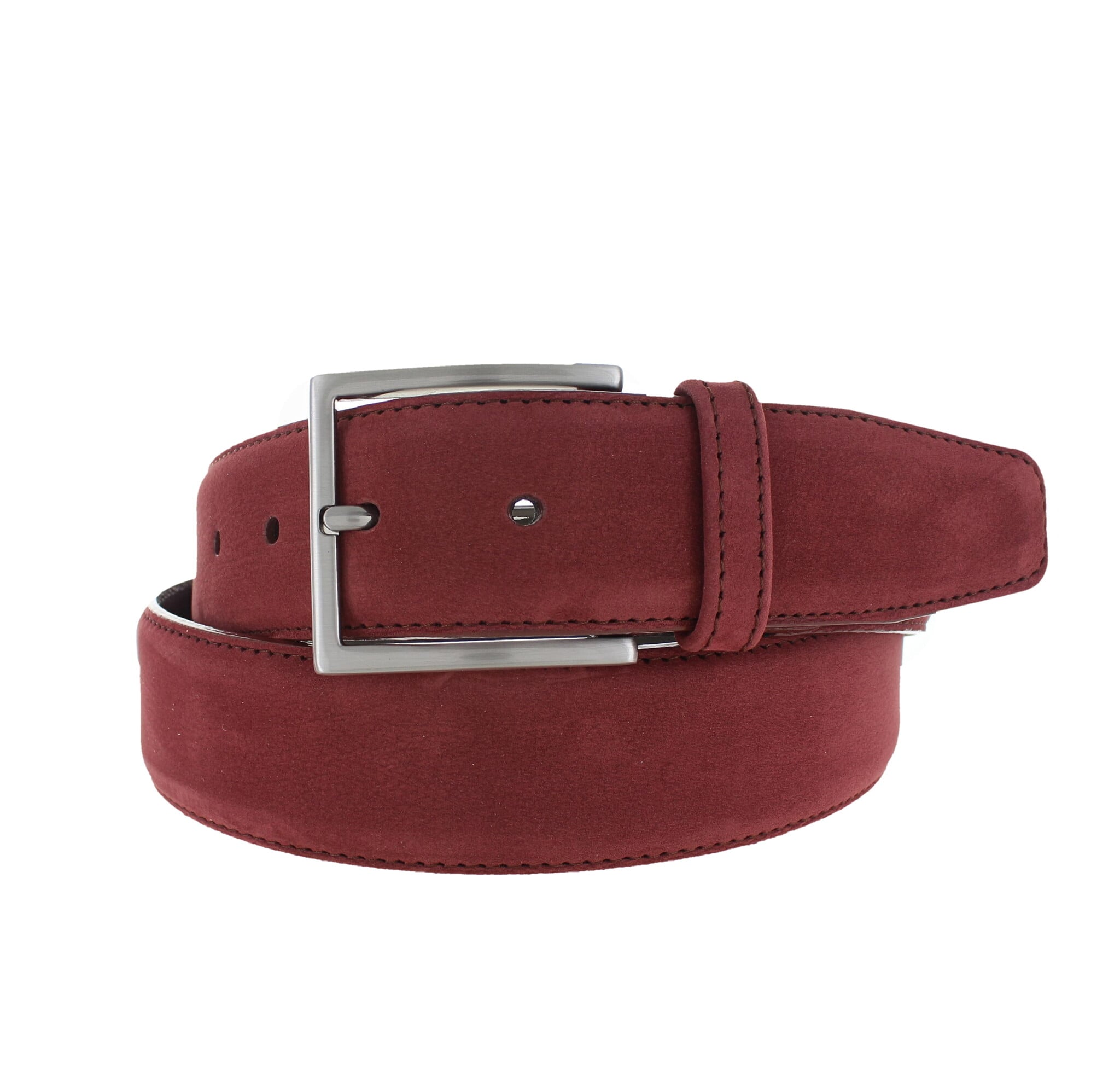JOB86 Fausto | Nubuck ceintuur 4cm | Bordeaux