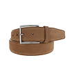 JOB86 Fausto | Nubuck ceintuur 4cm | Lichtbruin