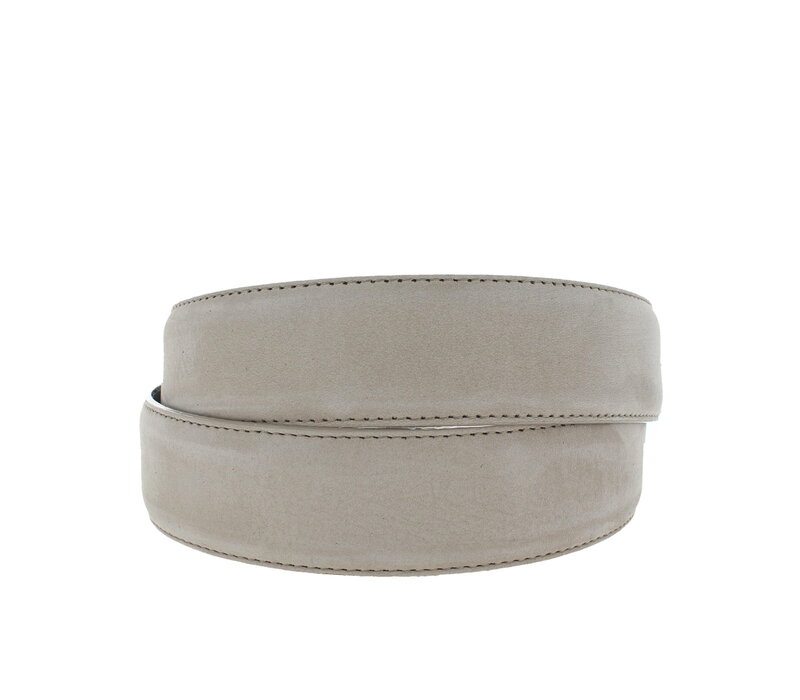 Fausto | Nubuck ceintuur 4cm | Beige