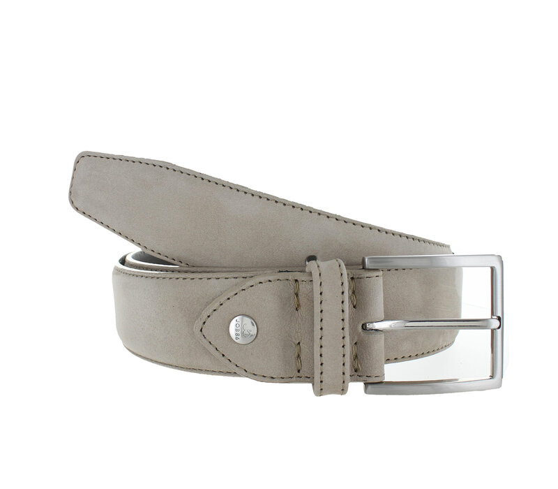 Fausto | Nubuck ceintuur 4cm | Beige