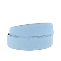 Fausto | Nubuck ceintuur 4cm | Lichtblauw