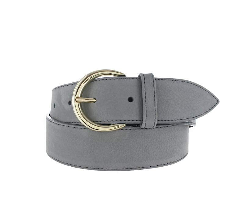 Emma | Nubuck damesriem 4cm | Grijs
