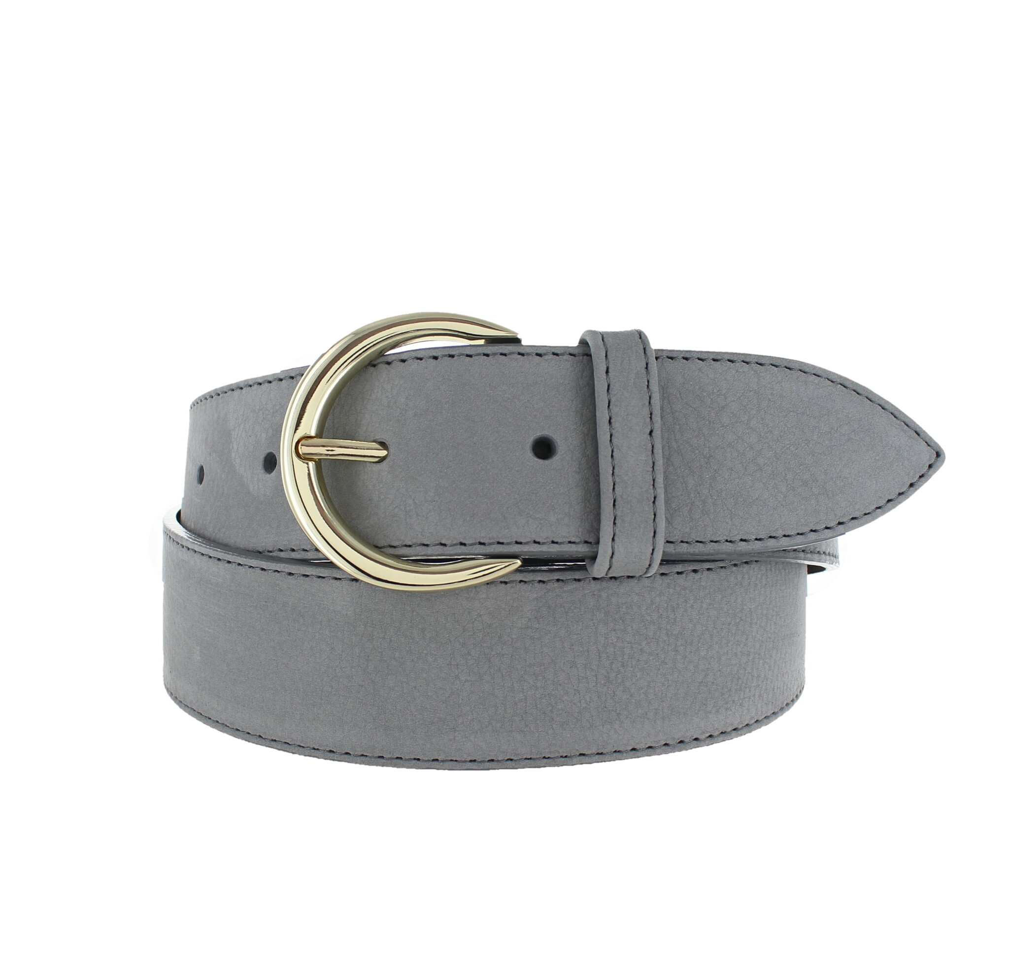 H.A.N Emma | Nubuck damesriem 4cm | Grijs
