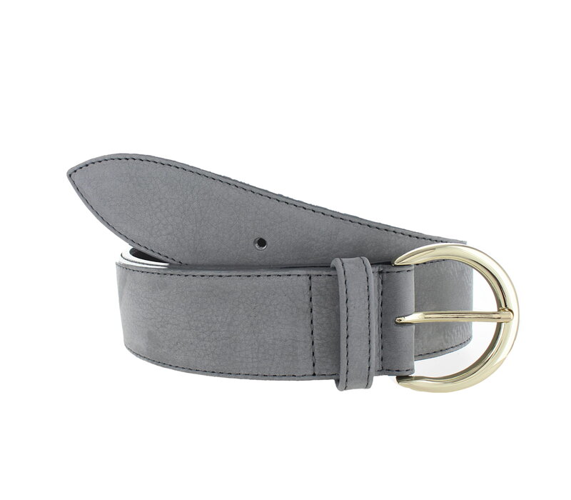 Emma | Nubuck damesriem 4cm | Grijs