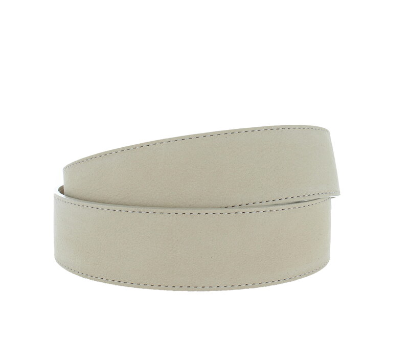 Emma | Nubuck damesriem 4cm | Beige