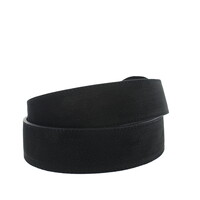 Noémie | Nubuck damesriem 4cm | Zwart