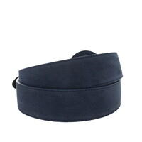 Noémie | Nubuck damesriem 4cm | Donkerblauw