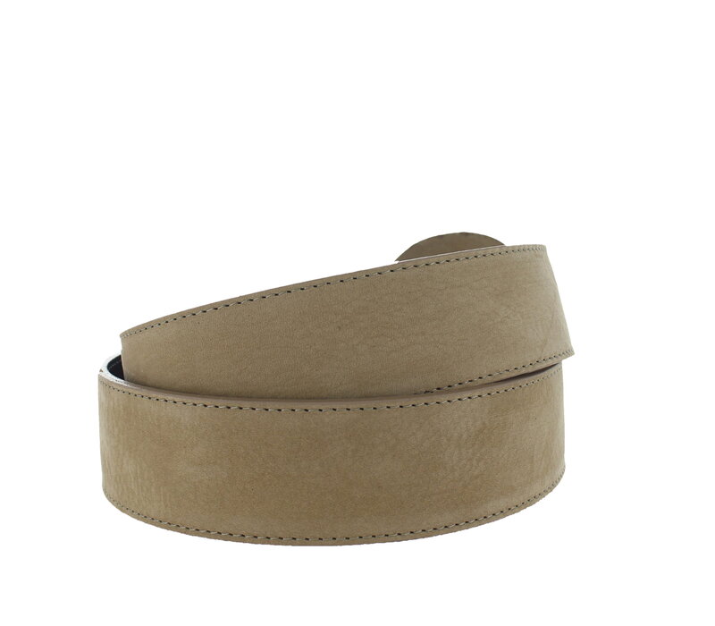 Noémie | Nubuck damesriem 4cm | Beige