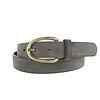 Stijlvolle suède damesriem 3 cm | Taupe