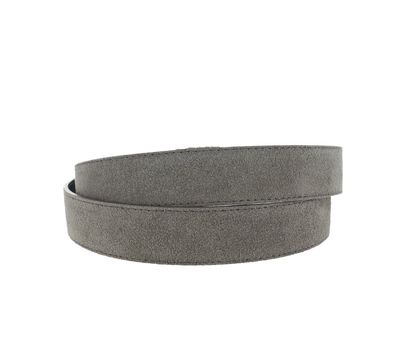 Stijlvolle suède damesriem 3 cm | Taupe