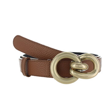 H.A.N Lioré | Stijlvolle damesriem 3cm | Lichtbruin