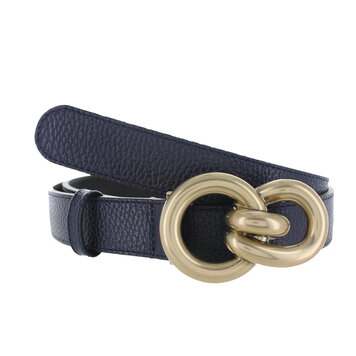 H.A.N Lioré | Stijlvolle damesriem 3cm | Donkerblauw