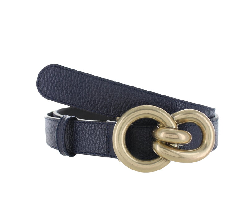 Lioré | Stijlvolle damesriem 3cm | Donkerblauw