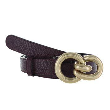 H.A.N Lioré | Stijlvolle damesriem 3cm | Bordeaux