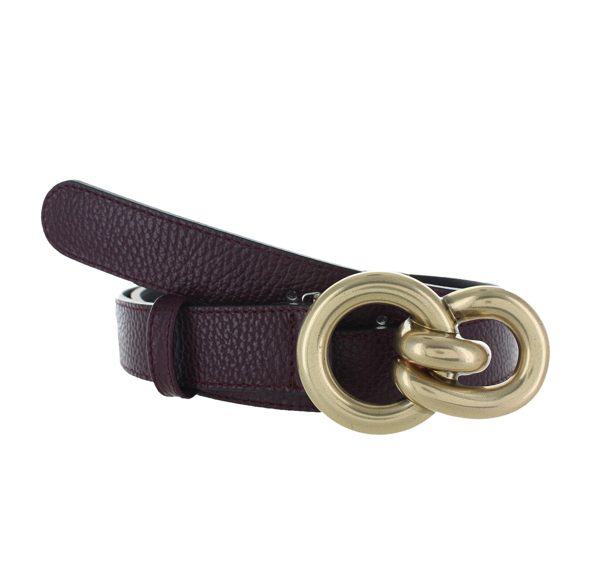 H.A.N Lioré | Stijlvolle damesriem 3cm | Bordeaux