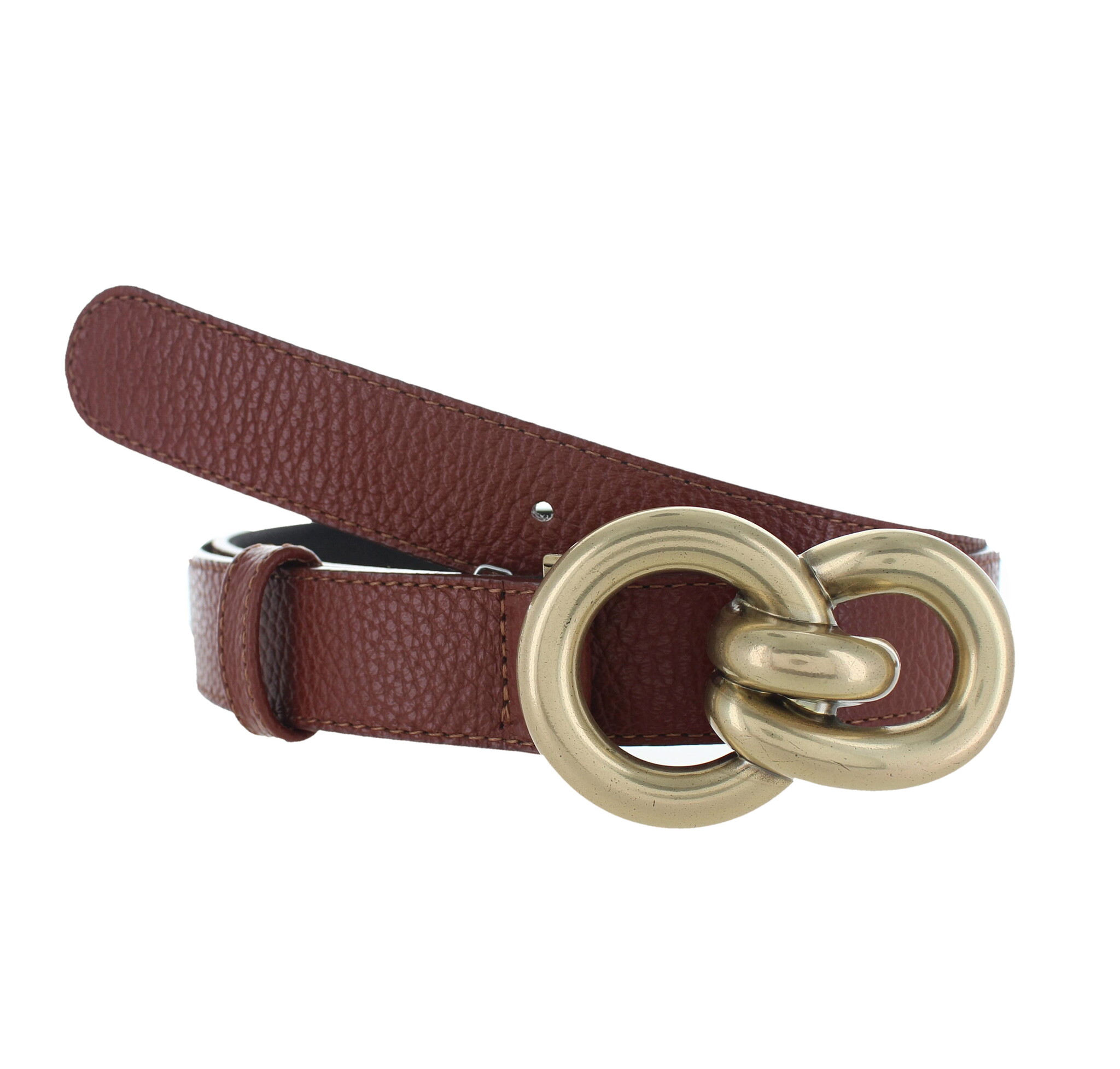 H.A.N Lioré | Stijlvolle damesriem 3cm | Cognac