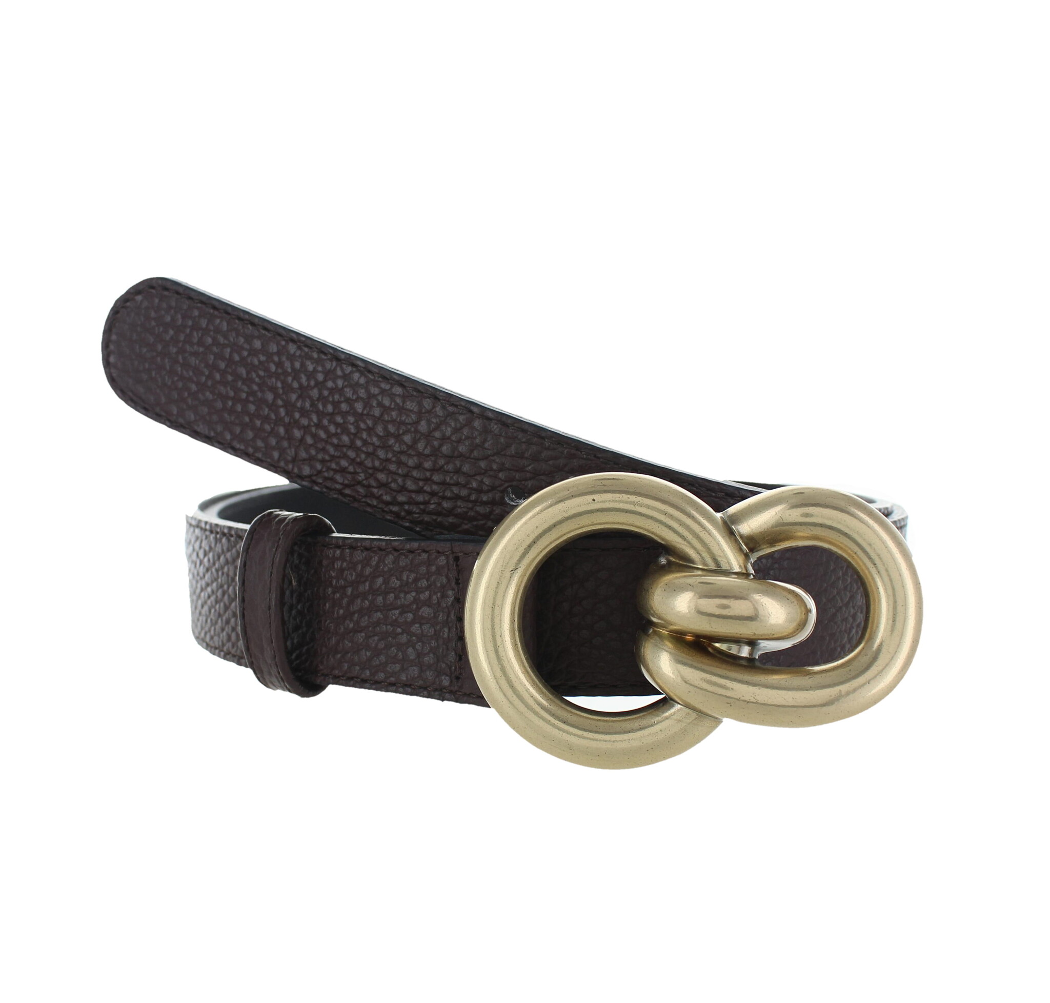 H.A.N Lioré | Stijlvolle damesriem 3cm | Donkerbruin