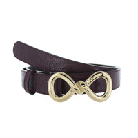 Lioré | Lederen damesriem 3cm | Bordeaux