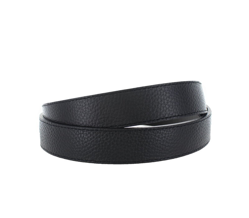 Sorella | Lederen damesriem 3cm | Zwart