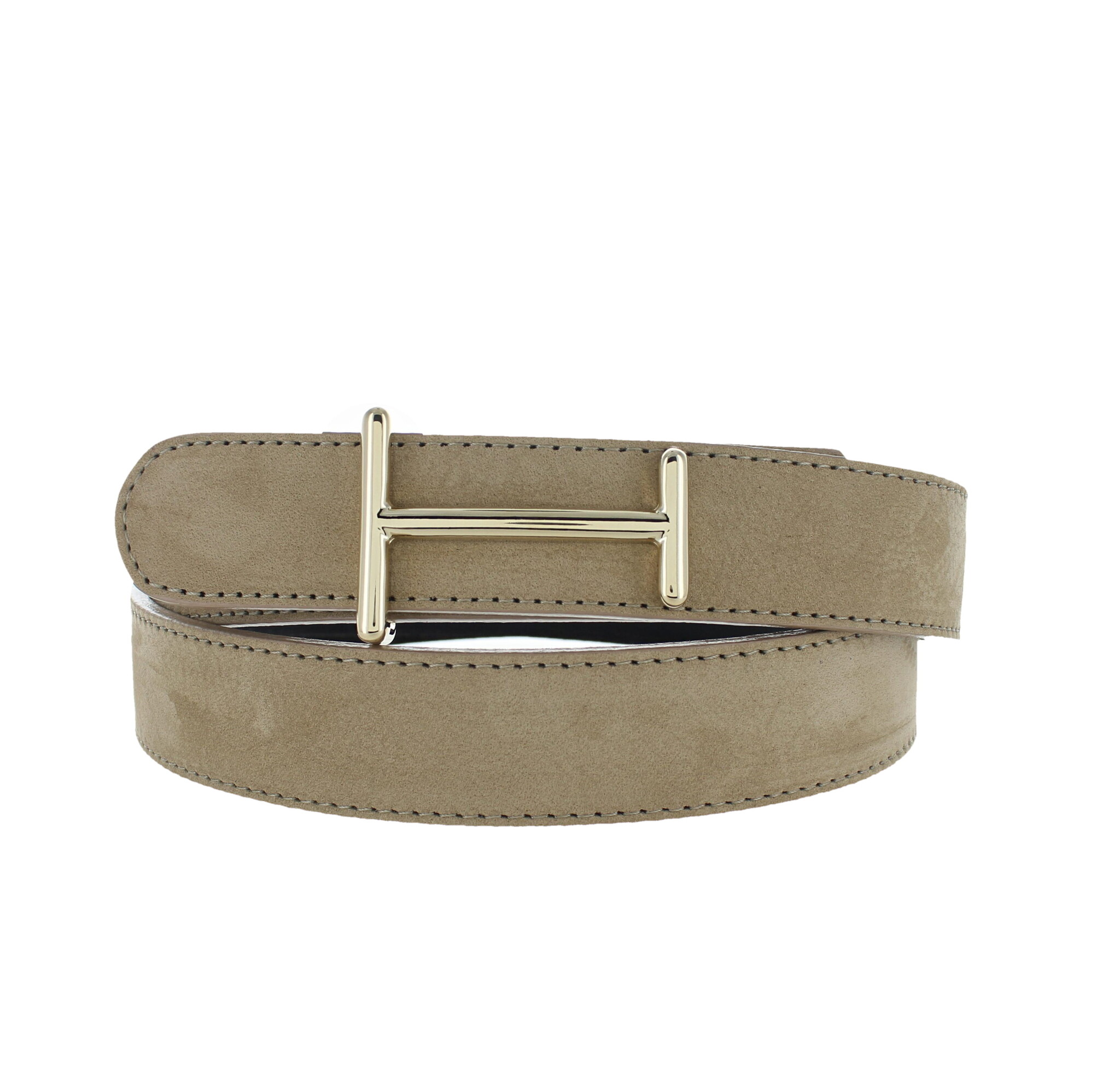 H.A.N Liliana | Nubuck damesriem 3cm | Beige