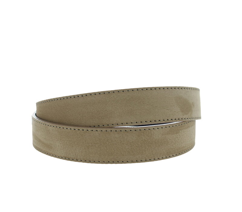 Liliana | Nubuck damesriem 3cm | Beige