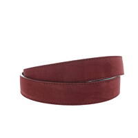 Liliana | Nubuck damesriem 3cm | Bordeaux