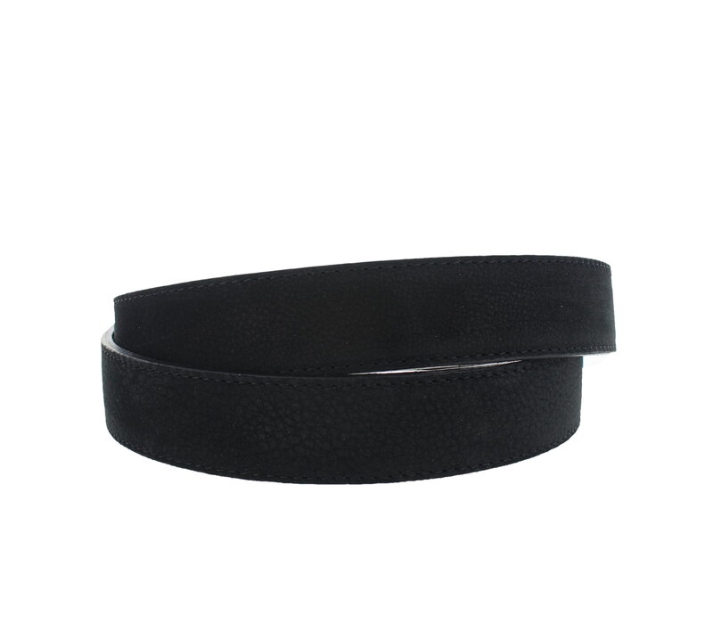 Liliana | Nubuck damesriem 3cm | Zwart