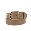 H.A.N Zivy | Lederen damesriem 4cm | Zand