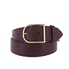 H.A.N Zivy | Lederen damesriem 4cm | Bordeaux