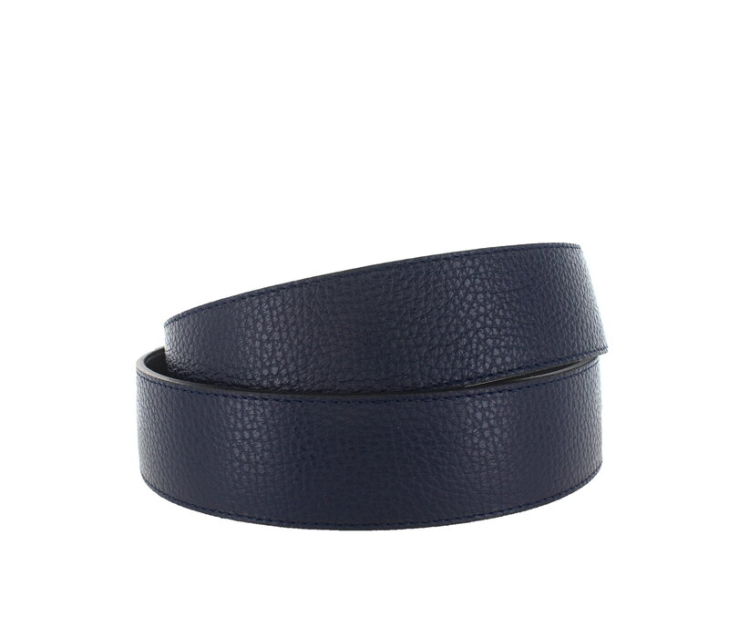 Zivy | Lederen damesriem 4cm | Donkerblauw