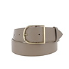 H.A.N Zivy | Lederen damesriem 4cm | Beige