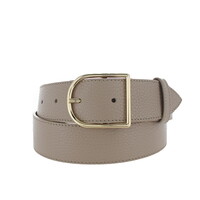Zivy | Lederen damesriem 4cm | Beige