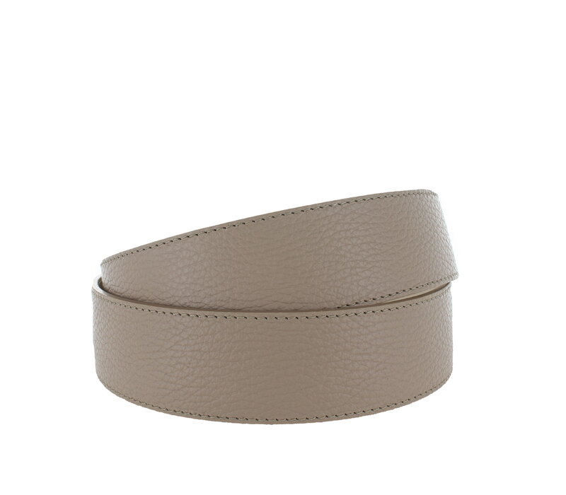 Zivy | Lederen damesriem 4cm | Beige