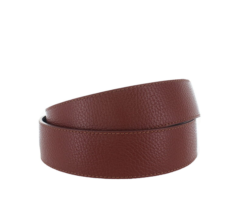 Zivy | Lederen damesriem 4cm | Cognac