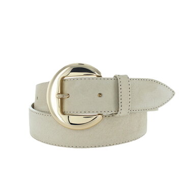 H.A.N Celine | Nubuck damesriem 3,5cm | Beige
