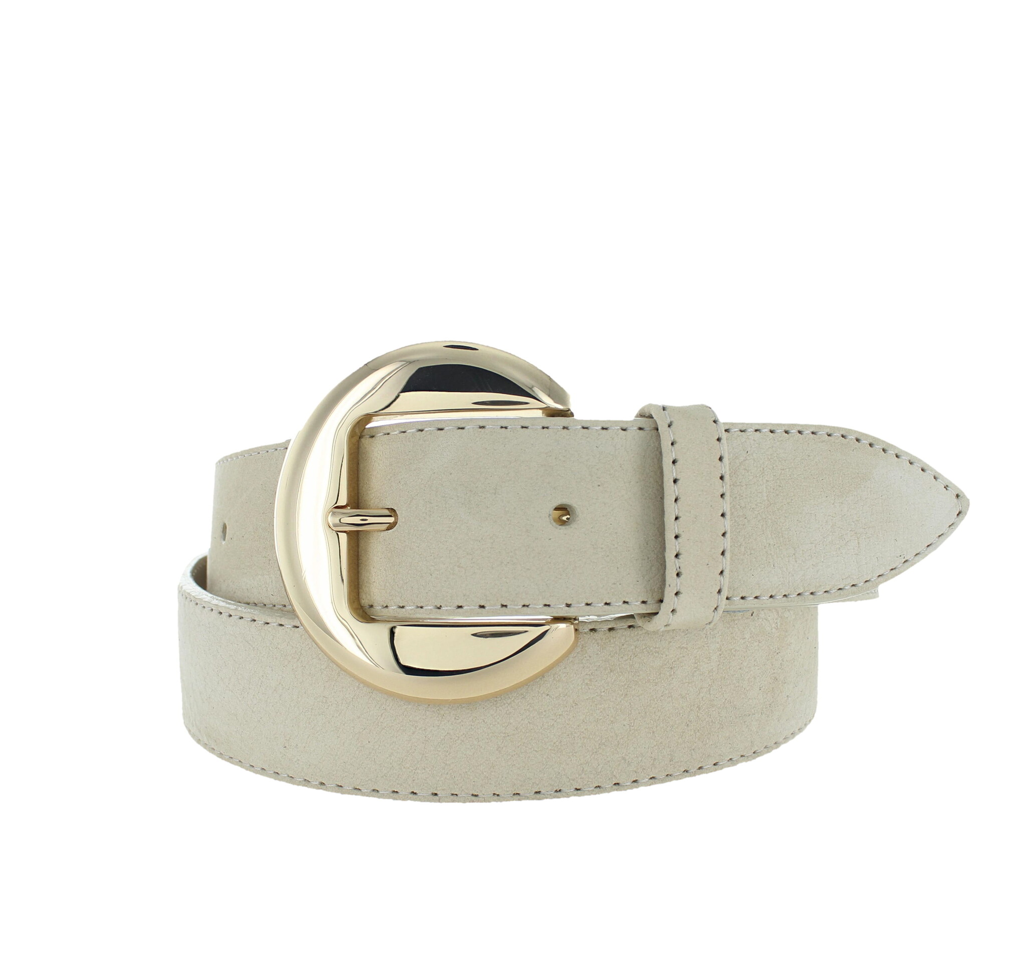 H.A.N Celine | Nubuck damesriem 3,5cm | Beige