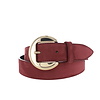 H.A.N Celine | Nubuck damesriem 3,5cm | Bordeaux