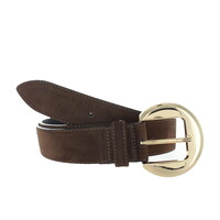 Celine | Nubuck damesriem 3,5cm | Bruin