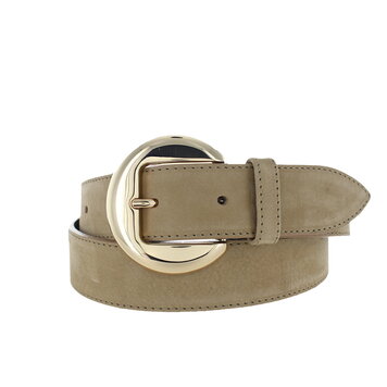 H.A.N Celine | Nubuck damesriem 3,5cm | Zand