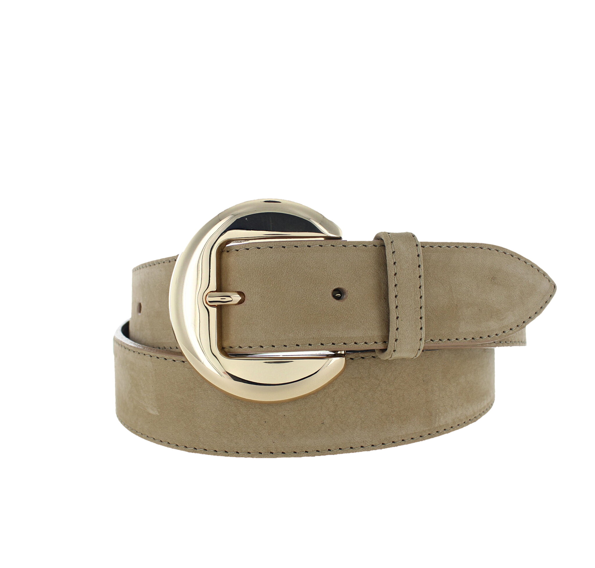 H.A.N Celine | Nubuck damesriem 3,5cm | Zand