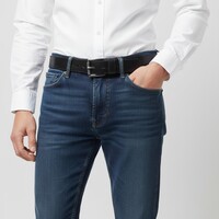 Gianni | Heren jeansriem 4,5cm | Zwart