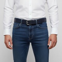 Gianni | Heren jeansriem 4,5cm | Blauw