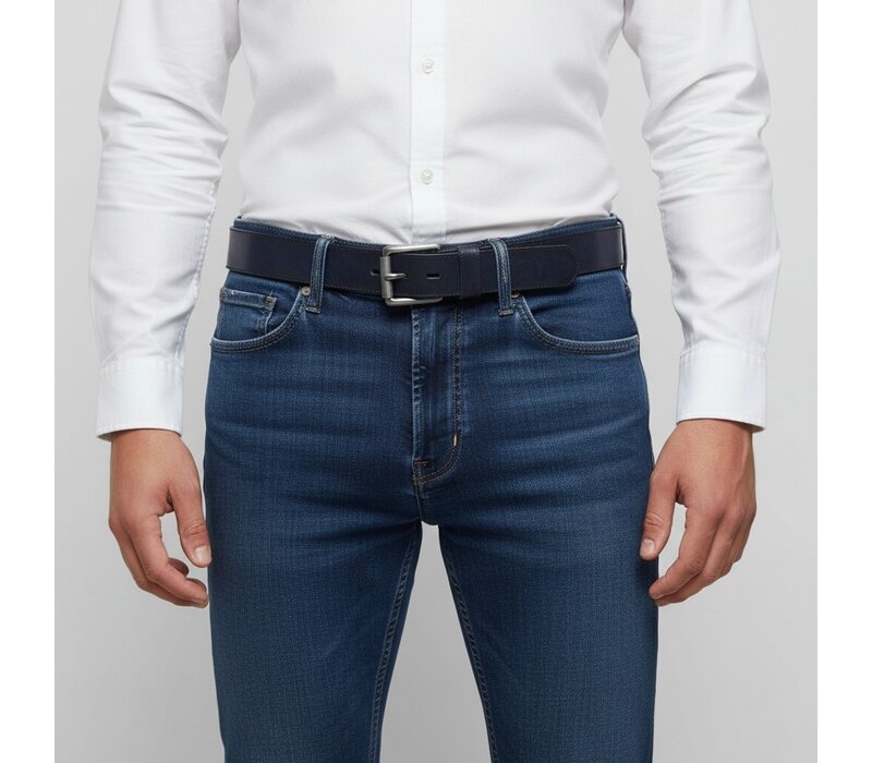 Gianni | Heren jeansriem 4,5cm | Blauw