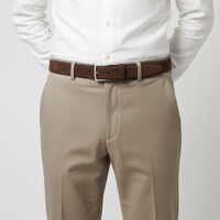 Guiseppe | Nubuck herenriem 3,5cm | Bruin