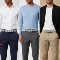 Guiseppe | Nubuck herenriem 3,5cm | Lichtgrijs