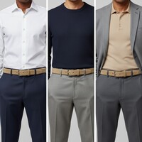 Guiseppe | Nubuck herenriem 3,5cm | Camel