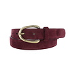 Stijlvolle suède damesriem 3 cm | Bordeaux