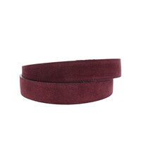Stijlvolle suède damesriem 3 cm | Bordeaux